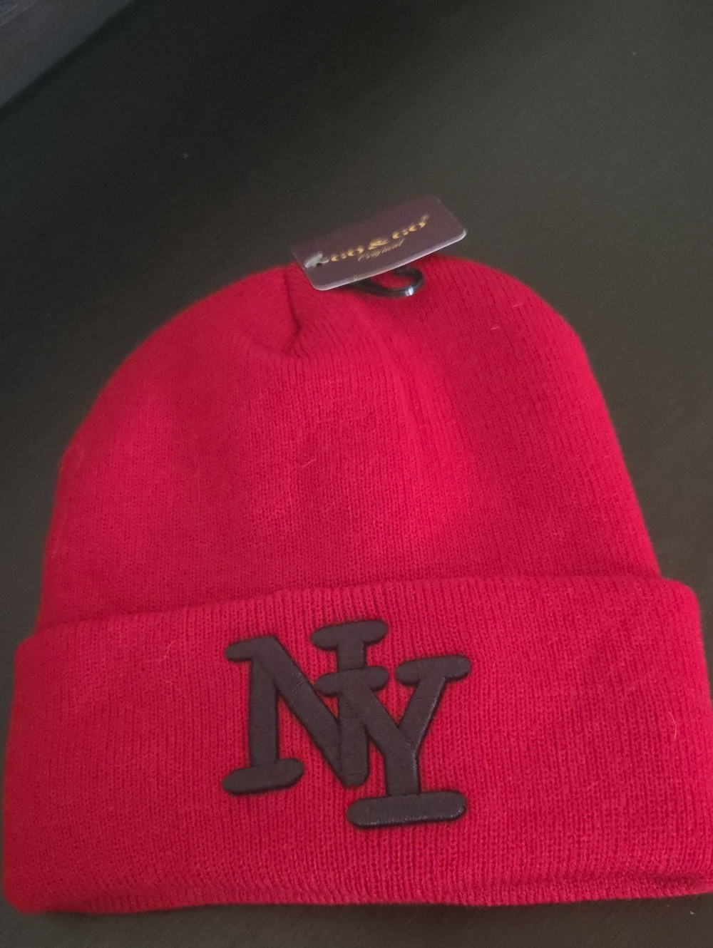 New Era Knit Beanie in Pink NWT